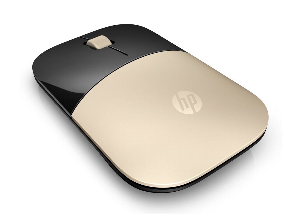 Mysz HP Z3700 Złoty - wysoka jakość interfejs 2,4GHz długie czas pracy