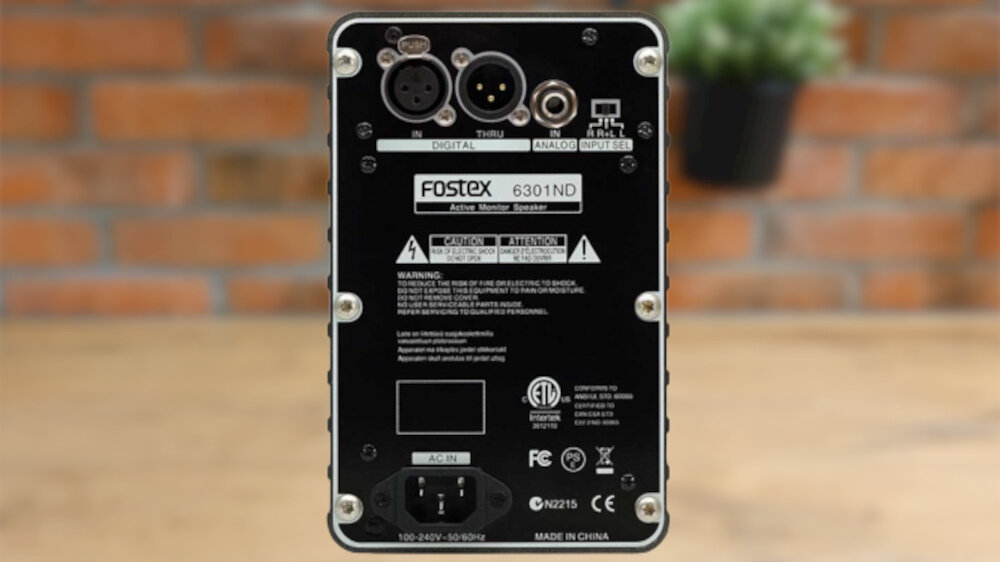 Kolumna głośnikowa FOSTEX 6301ND  - złącza