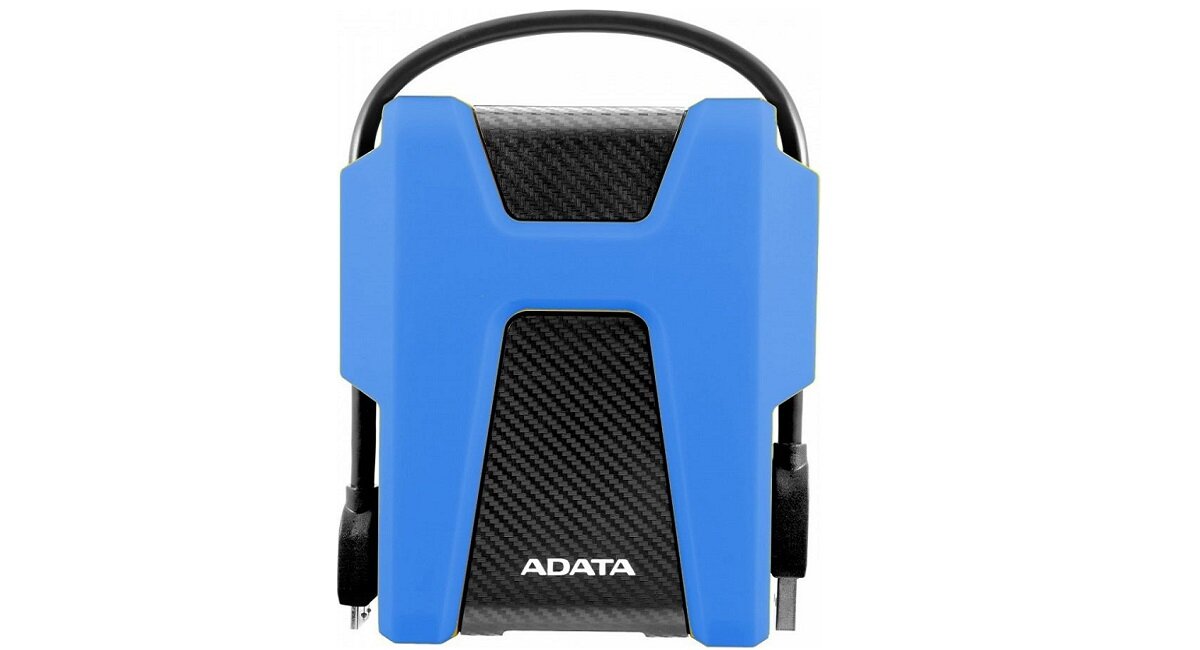 Dysk ADATA Durable HD680 Wyposażony w czujniki wstrząsów, które powiadomią o wykryciu zderzenia lub wstrząsu za pomocą czerwonego wskaźnika