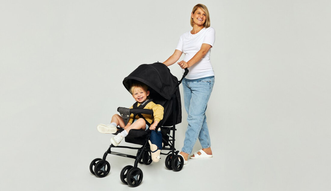 Wózek dziecięcy LIONELO Irma Mint Miętowy Bezpieczeństwo 5-punktowe pasy poduszki komfort jazda blokada złożenia użytkowanie