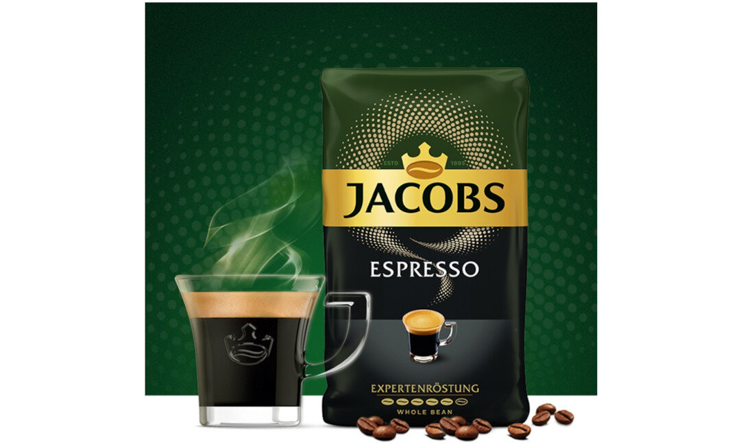 Kawa ziarnista JACOBS Espresso 1 kg napar smak aromat