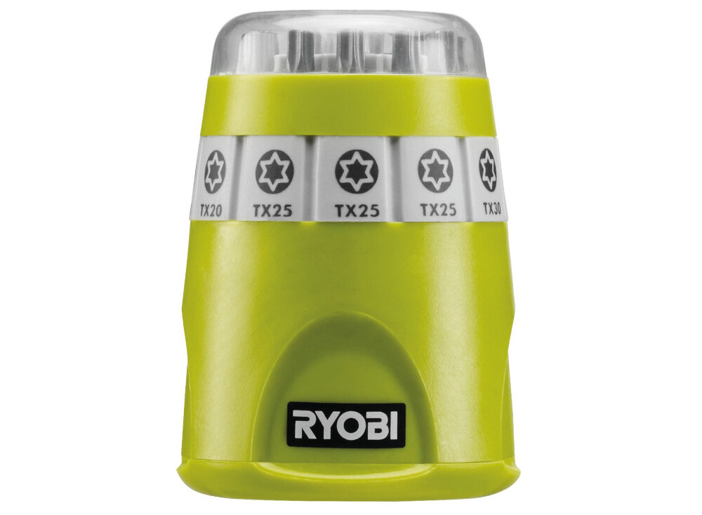 Zestaw bitów RYOBI RAK10TSD 9-częściowy zestaw bitów do wkrętarek 1 uchwyt magnetyczny 60 mm z wysokiej jakości stali narzędziowej do użytku domowego