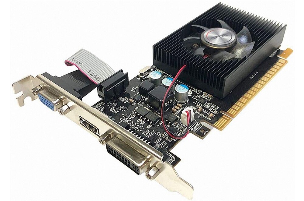 Karta graficzna AFOX GeForce GT610 2GB - wydajność niezawodność OpenGL 4.3 DirectX 12 2 GB RAM GDDR3