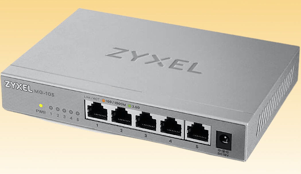 Switch ZYXEL MG-105-ZZ0101F interfejs funkcje prostota