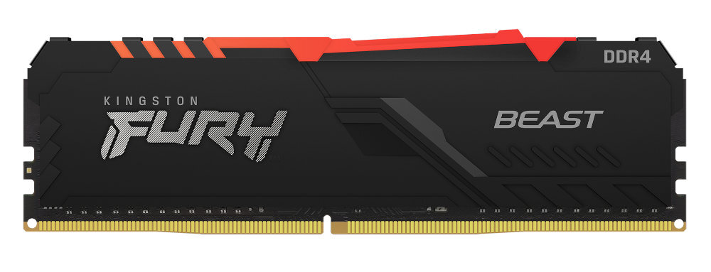 KINGSTON FURY Beast RGB DDR4 wydajnosc wbijajaca w fotel