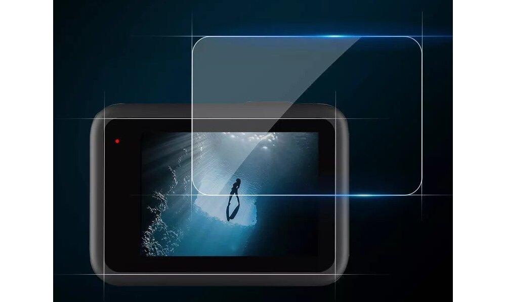 Szkło ochronne TELESIN do GoPro HERO9 kamera ekran obiektyw 
