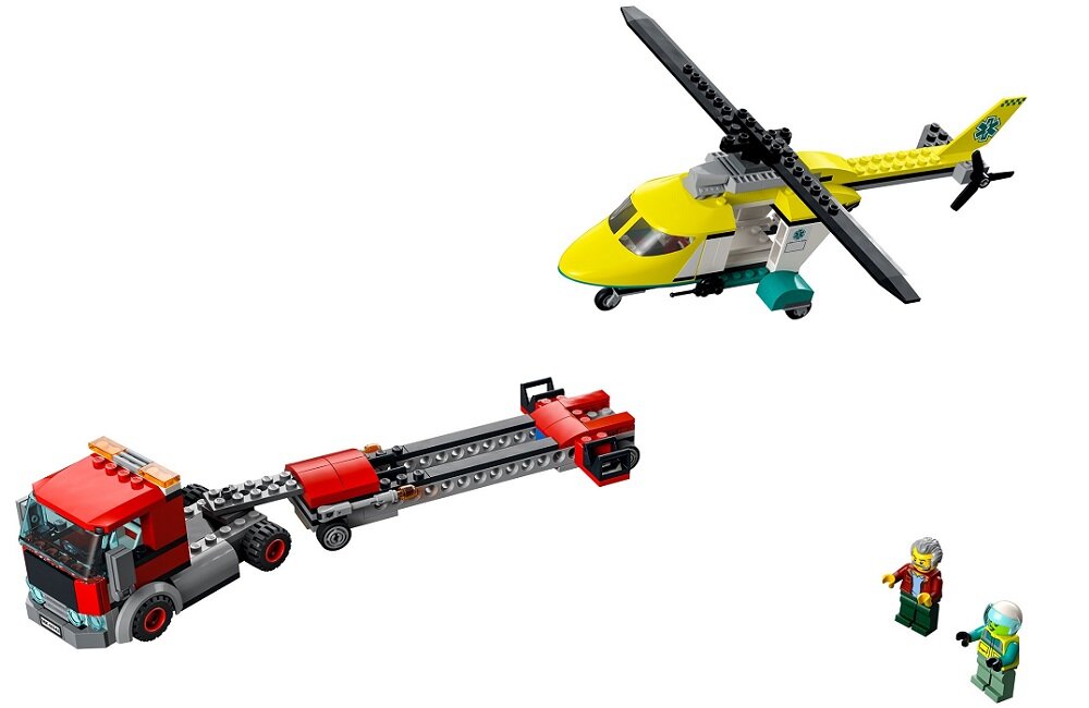 LEGO City Laweta helikoptera ratunkowego 60343 Minifigurki w zestawie