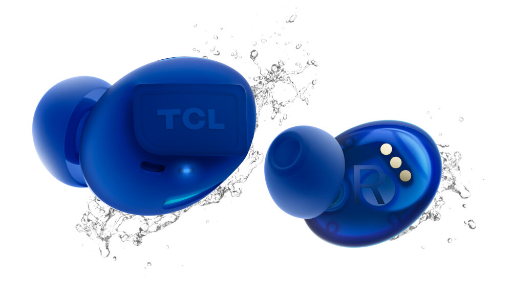SŁUCHAWKI BLUETOOTH TCL SOCL500TWS DOKANAŁOWE design odporność woda