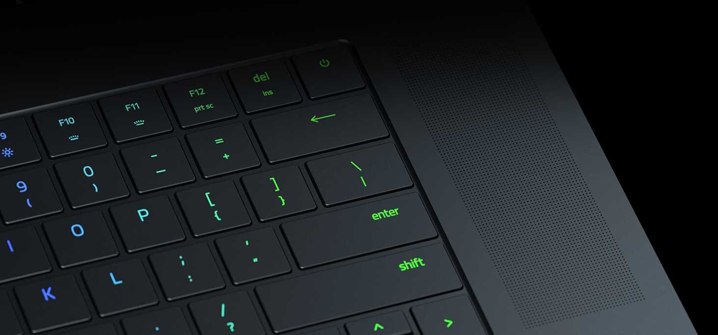 Laptop RAZER Blade - Podświetlana klawiatura