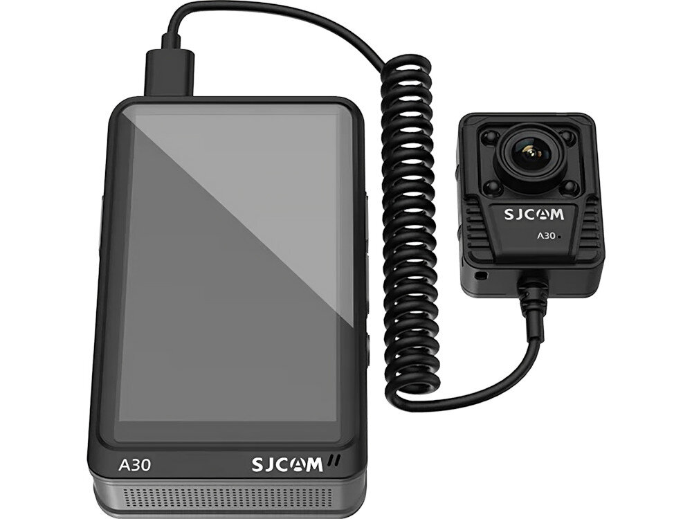 Kamera sportowa SJCAM Body Cam A30 Czarny obsługa łączność Wi-Fi ekran przekątna dotyk