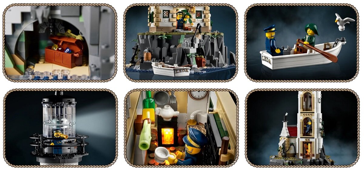 LEGO Ideas Zmechanizowana latarnia 21335 Kreatywne spędzanie czasu
