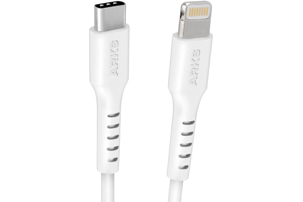 Kabel USB - Lightning ARKS 2 m bialy dlugosc wtyki