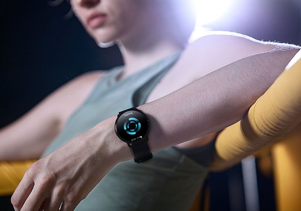 Smartwatch MIBRO Lite  ekran bateria czujniki zdrowie sport pasek ładowanie pojemność rozdzielczość łączność sterowanie krew puls rozmowy smartfon aplikacja 