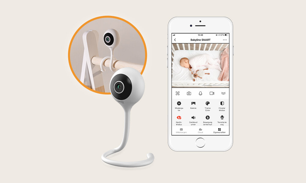 Niania elektroniczna LIONELO Babyline Smart aplikacja obsługa korzystanie odległość
