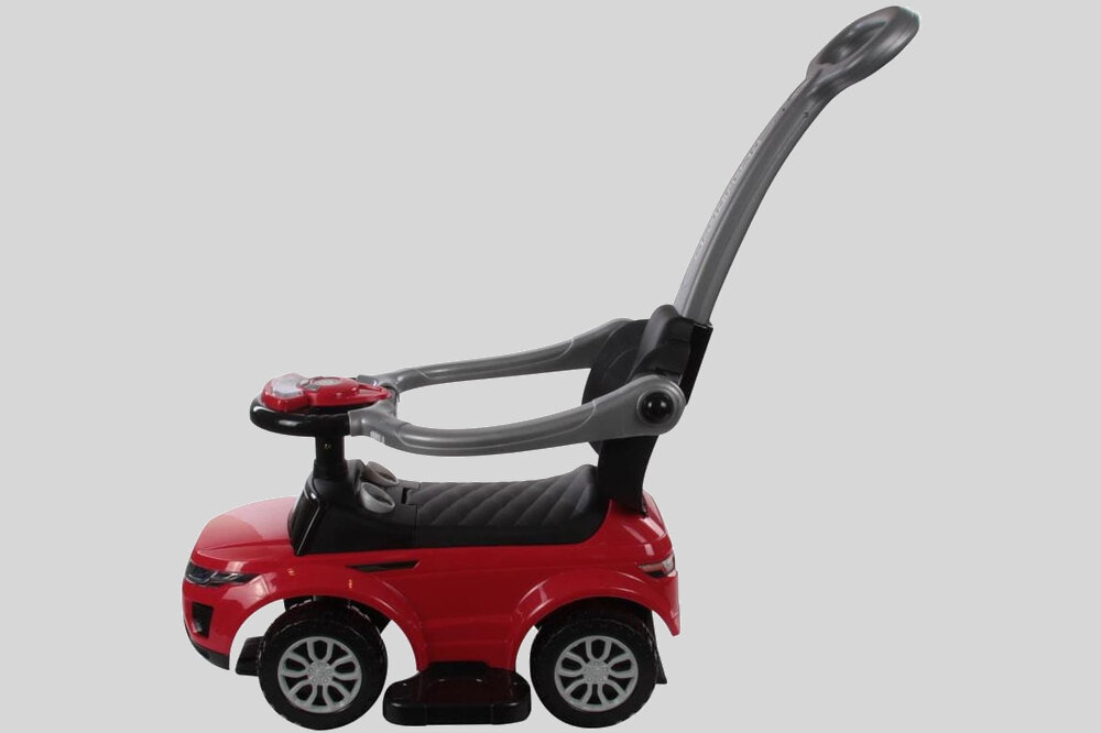 Jezdzik SUN BABY Sport Car 2+ Czerwony wygodna bezpieczna pozycka podnozek mozliwosci