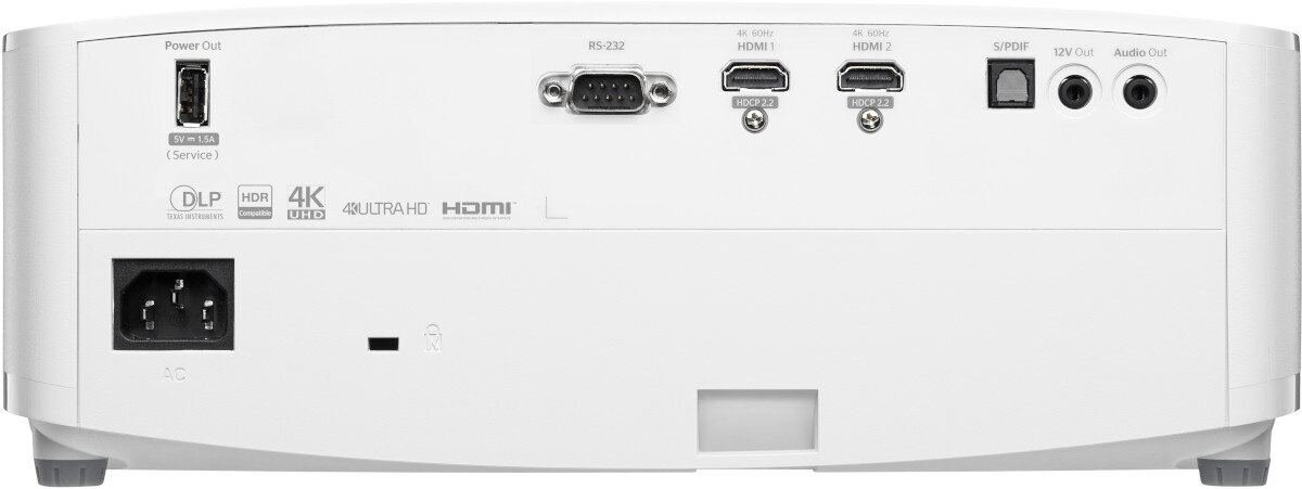 Projektor OPTOMA 4K400STx praktyczne zlacze HDMI