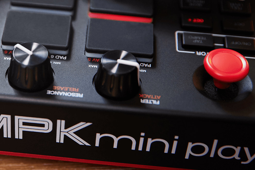 Klawiatura sterująca AKAI MPK Mini Plus zabawa subskrybcja produkcja klawisze sample pokrętło joystick