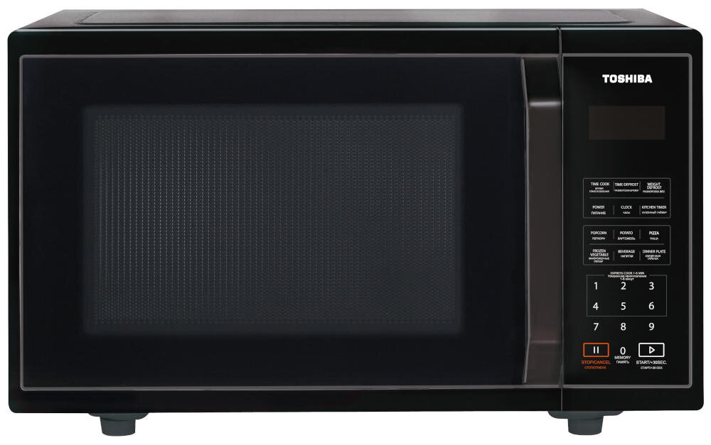 TOSHIBA MM-EM23P BK kuchenka gotowanie stylowy design wykończenia ciemna kolorystyka eleganckie funkcjonalne urządzenie