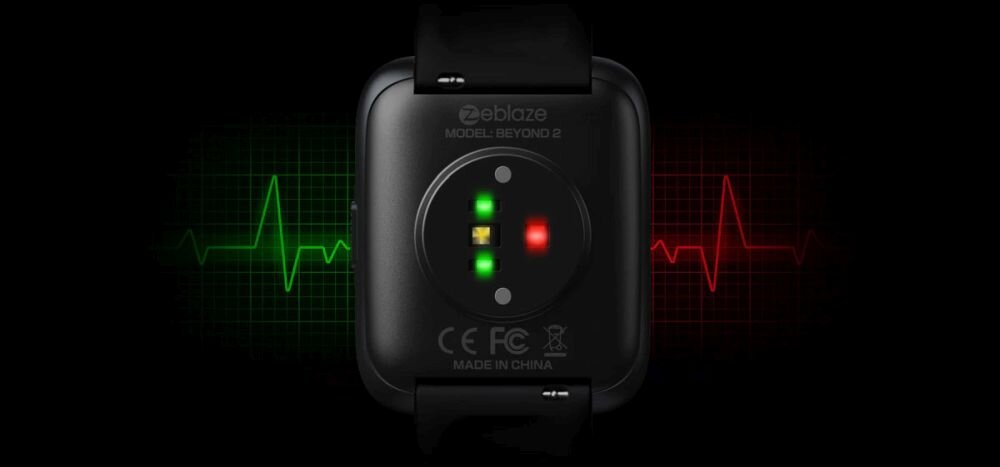 SMARTWATCH ZEBLAZE BEYOND 2   ekran bateria czujniki zdrowie sport pasek ładowanie pojemność rozdzielczość łączność sterowanie krew puls rozmowy smartfon aplikacja 