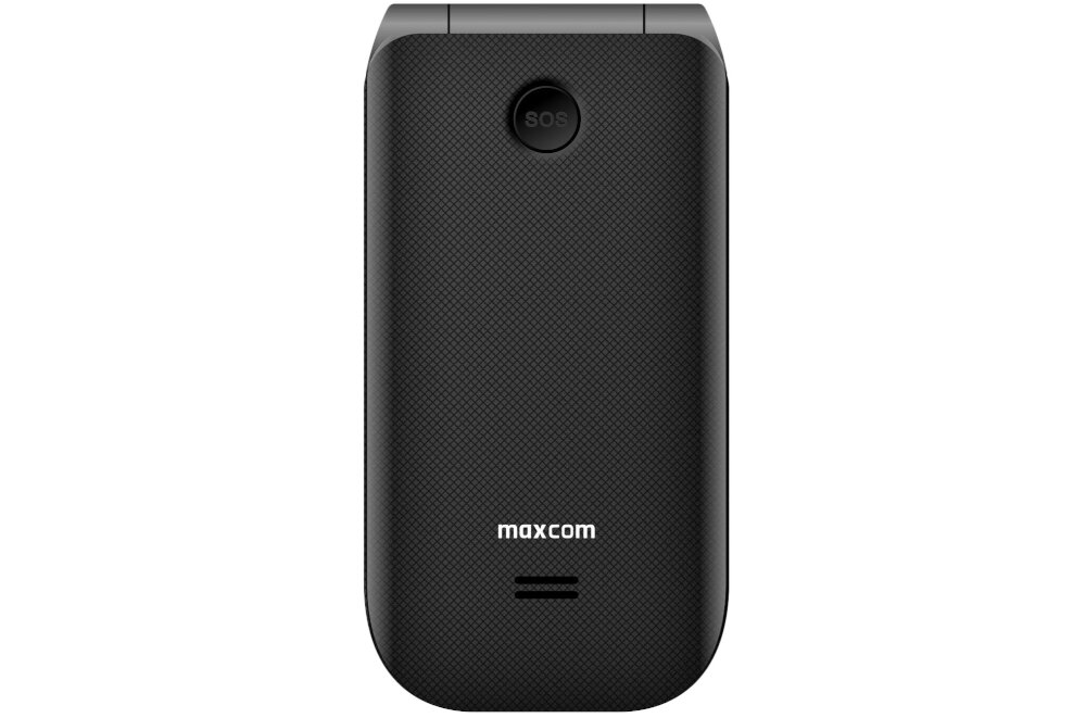 Telefon MAXCOM Comfort MM827 Czarny funkcjonalnosc sos dodatowy przycisk tylna obudowa nagle sytuacje