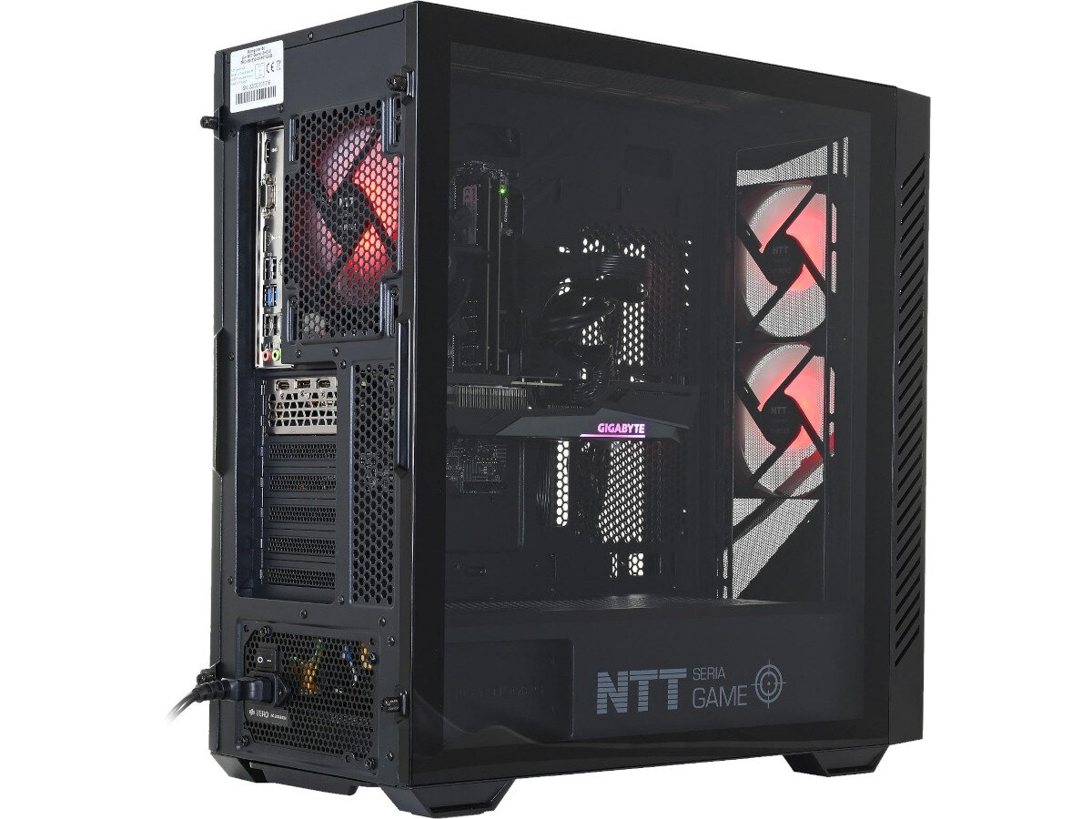 Komputer NTT Game S ZKG-I3H610-T13 złącza porty gniazda