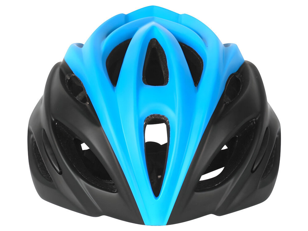Kask rowerowy VÖGEL VKA-933BL Czarno-niebieski Szosowy (rozmiar M-L) szosowy w rozmiarze M-L dla osób dorosłych zadbanie o własne bezpieczeństwo chroni głowę absolutna ochrona