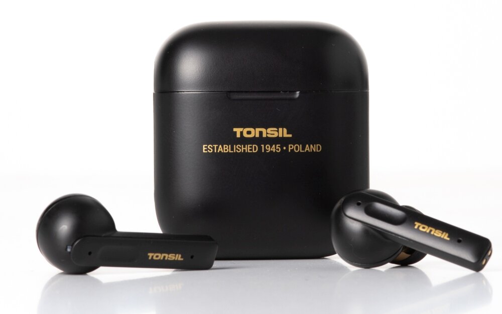 Słuchawki dokanałowe TONSIL T55BT bluetooth anc wygoda komfort czas pracy
