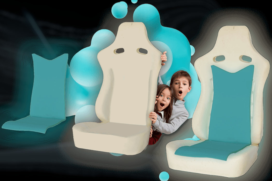 Fotel ULTRADESK Throne Kids Czarny wygoda poduszki żel generacja chłodzenie odporność ergonomia wodoodporny