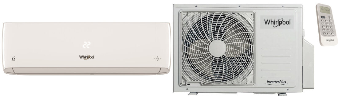 Klimatyzator Split, Pompa ciepła powietrze - powietrze WHIRLPOOL SPICR312W zestaw akcesoria komplet wyposazenie