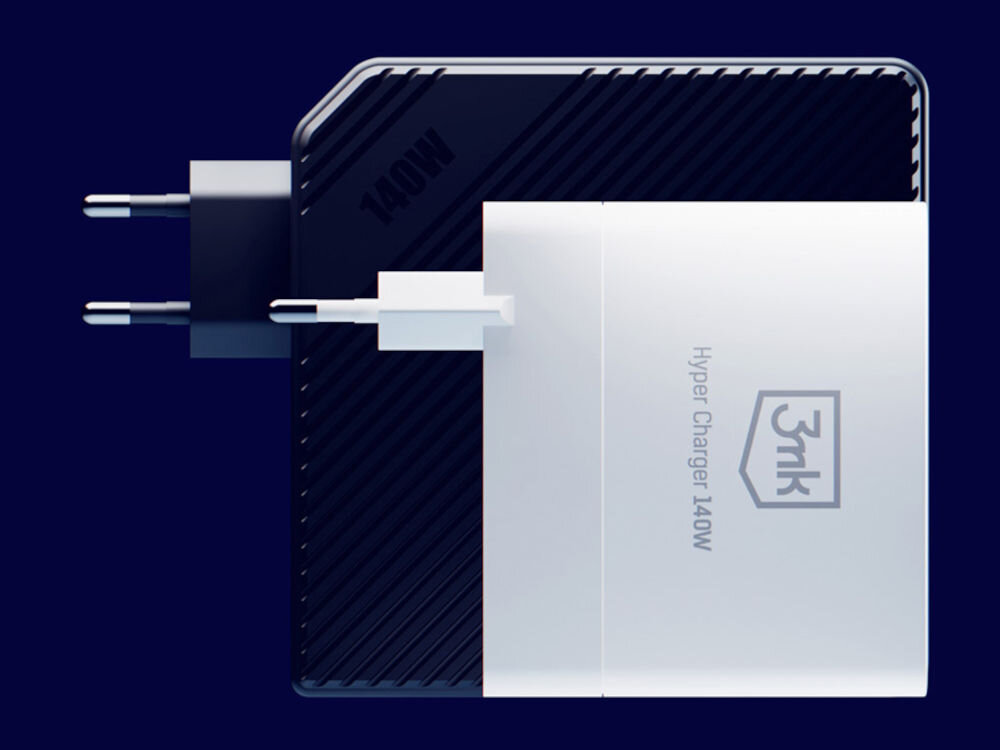 Ładowarka sieciowa 3MK Hyper Charger 140W Biały 5 urządzeń jednocześnie Quick Charge Power Delivery