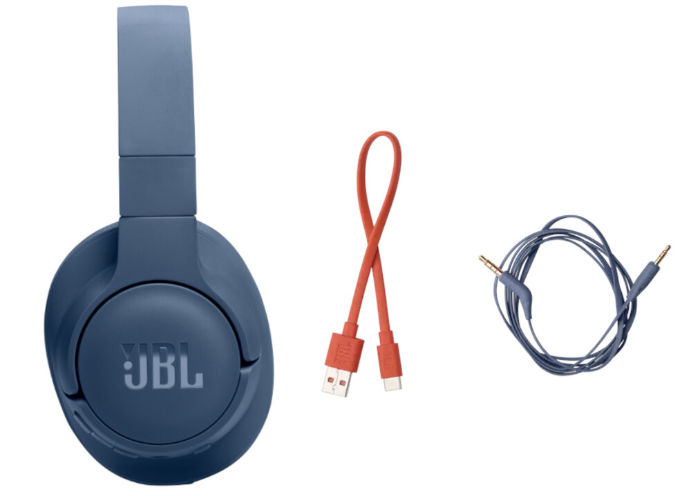 Słuchawki nauszne JBL Tune 720BT konstrukcja brzmienie technologia bezprzewodowa komunikacja wyposażenie JBL czas pracy etui ładujące 
