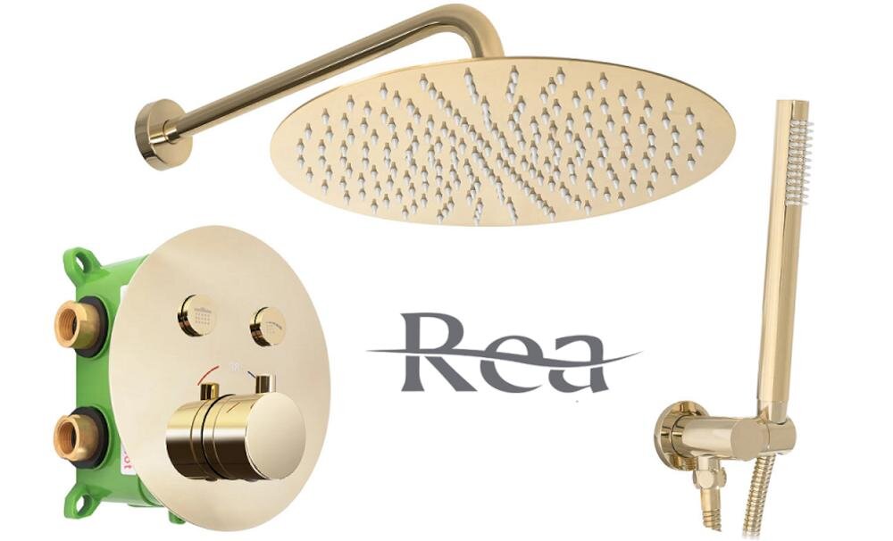 REA Lungo-Miler REA-P6714 zestaw prysznicowy deszczownica kształt łazienka