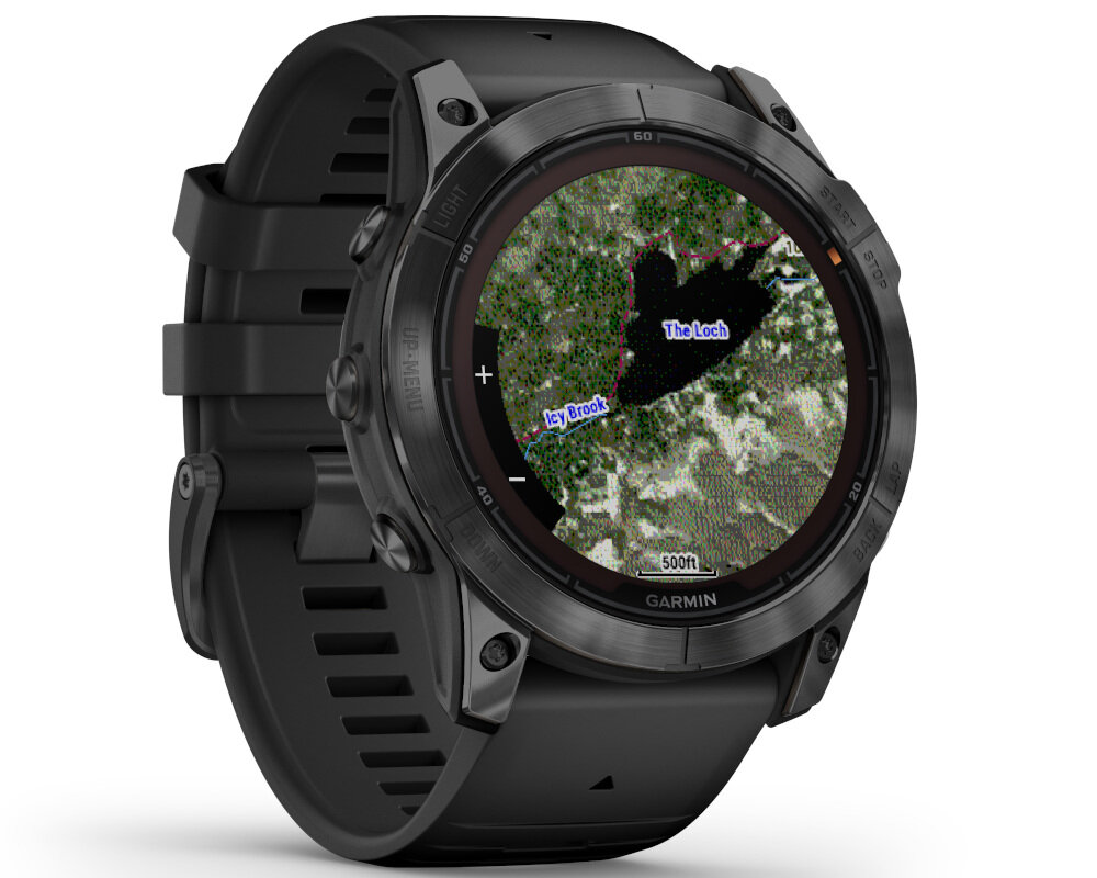 Smartwatch GARMIN Fenix 7x Pro ekran bateria czujniki zdrowie sport pasek ładowanie pojemność rozdzielczość łączność sterowanie krew puls rozmowy smartfon aplikacja 