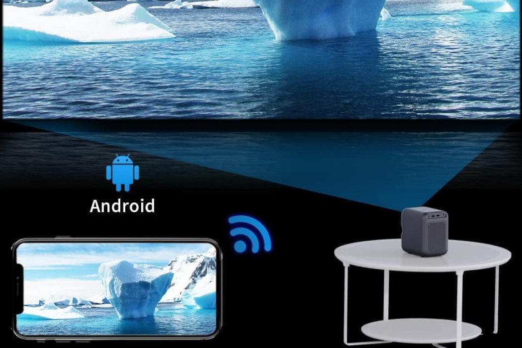 Projektor WANBO TT zabzawa aplikacje android realizm ai wyposażenie chłodzenie