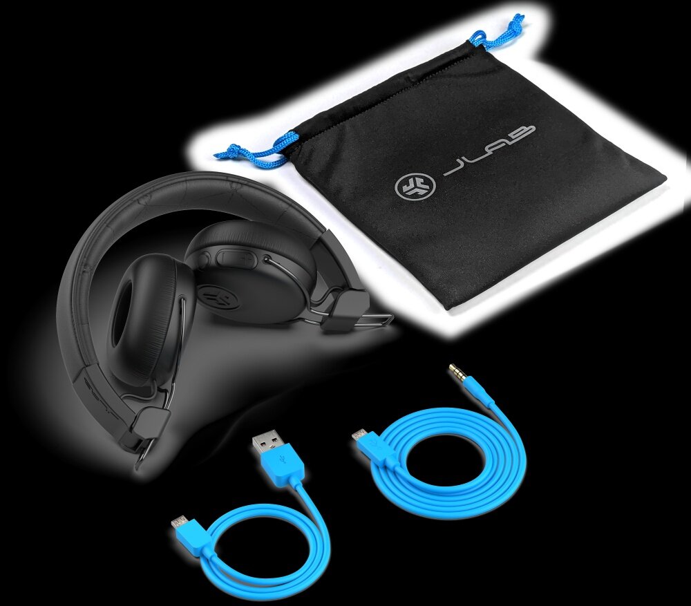 Słuchawki nauszne JLAB Studio ANC design komfort lekkość dźwięk jakość wrażenia słuchowe ergonomia lekkość sport aktywność podróże czas pracy działanie akumulator