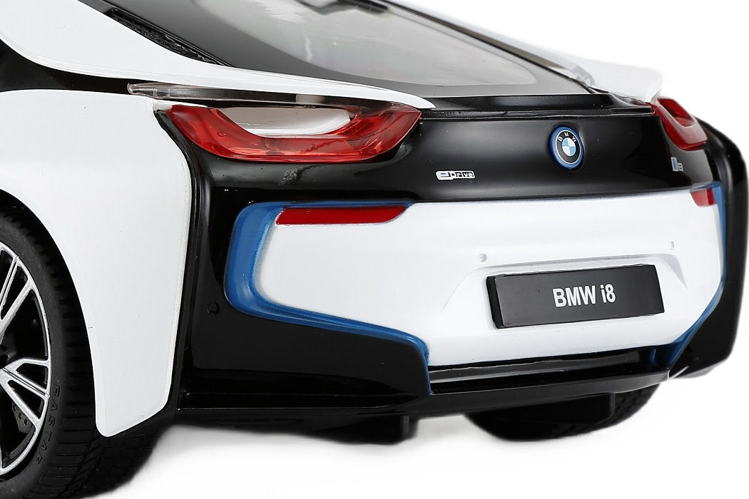 Samochód zdalnie sterowany RASTAR BMW I8 zabawa wyścigi powierzchnia materiał zasilanie