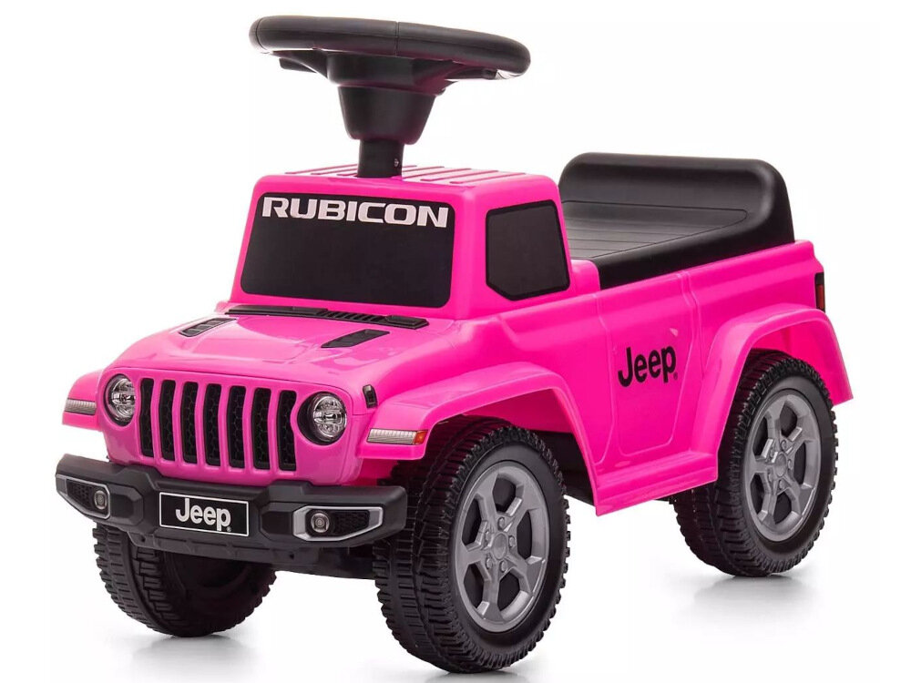 Jeździk MILLY MALLY Jeep Rubicon Gladiator Różowy atrakcyjny dein funkcjonalny wspiera rozwoj fizyczny i motoryczny bezpieczna atrakcyjna zabawka
