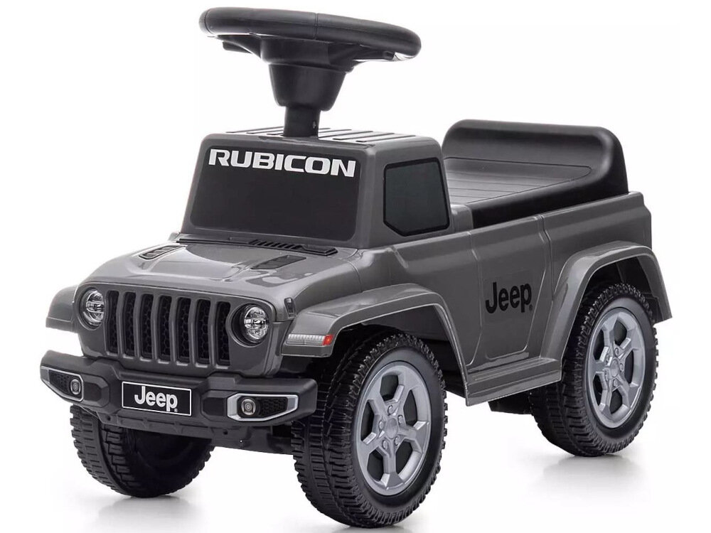 Jeździk MILLY MALLY Jeep Rubicon Gladiator Szary atrakcyjny dein funkcjonalny wspiera rozwoj fizyczny i motoryczny bezpieczna atrakcyjna zabawka