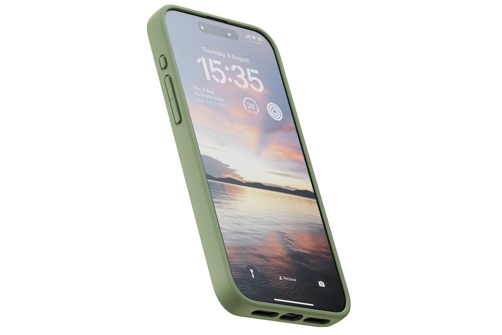 Etui NJORD BY ELEMENTS Suede Comfort+ MagSafe do Apple iPhone 15 elaganckie ochrona smartfona Wyjątkowy wygląd Najwyższej jakości materiały MagSafe Ochrona aparatu Precyzyjne