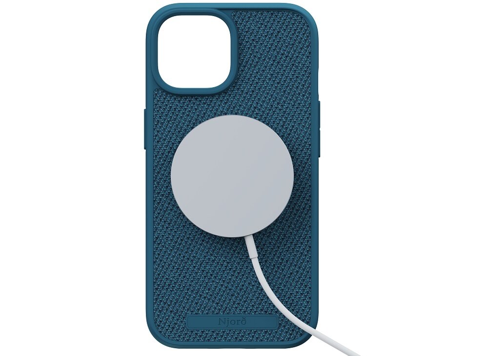 Etui NJORD BY ELEMENTS Fabric Tonal MagSafe do Apple iPhone 15 elaganckie ochrona smartfona Wyjątkowy wygląd Najwyższej jakości materiały MagSafe Ochrona aparatu Precyzyjne