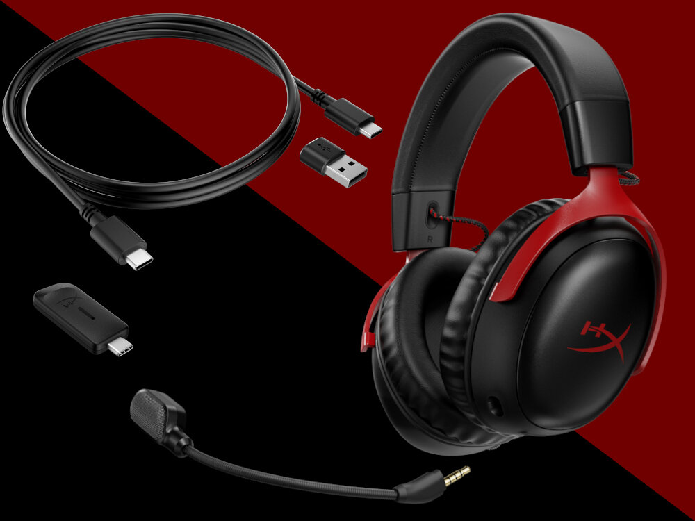 Słuchawki HYPERX Cloud III Wireless  zestaw mikrofon