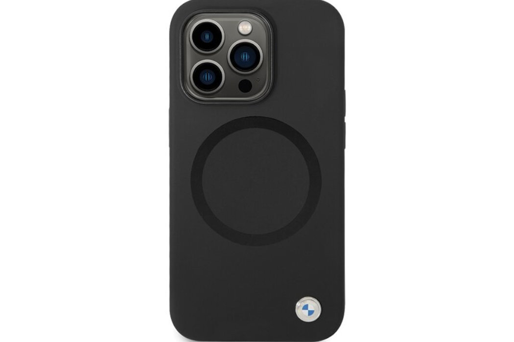 Etui BMW Signature Liquid Silicone MagSafe do Apple iPhone 14 Pro Czarny styl elegancjia ochrona prestiż materiały