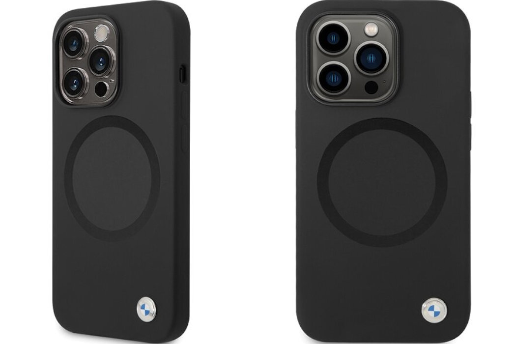 Etui BMW Signature Liquid Silicone MagSafe do Apple iPhone 14 Pro Czarny styl elegancjia ochrona prestiż materiały