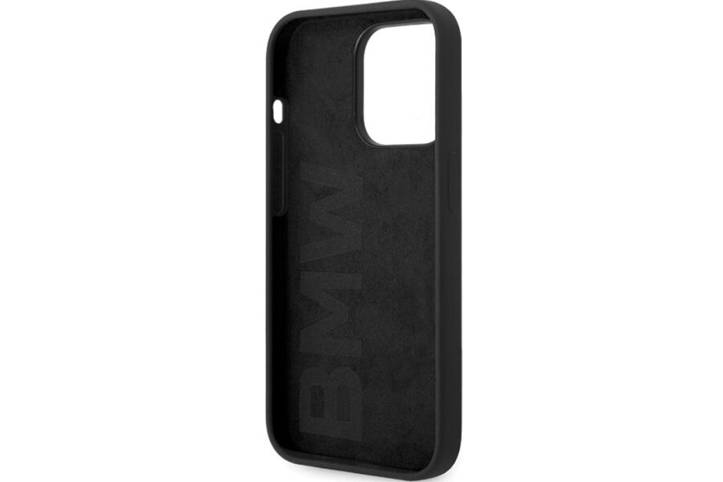 Etui BMW Signature Liquid Silicone MagSafe do Apple iPhone 14 Pro Max Czarny styl elegancjia ochrona prestiż materiały