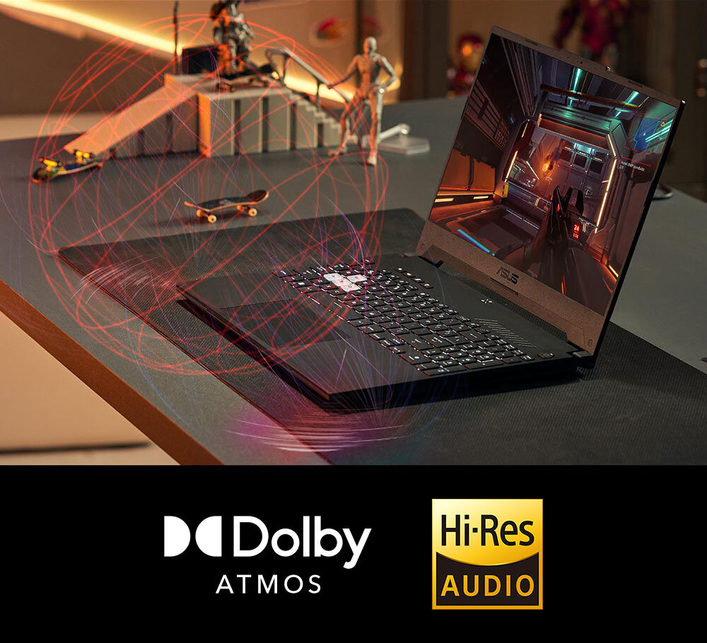 Laptop ASUS TUF Dash F15 FX517 - Dolby Atmos
