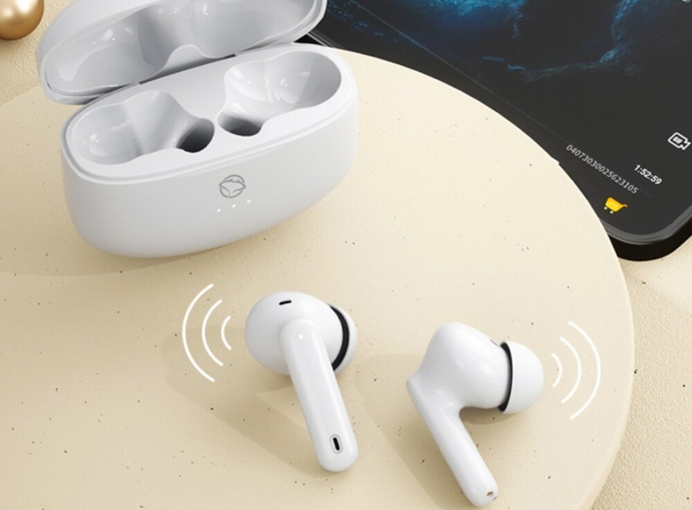 Słuchawki dokanałowe MANTA Rytmo design komfort lekkość dźwięk jakość wrażenia słuchowe ergonomia lekkość sport aktywność podróże czas pracy działanie akumulator