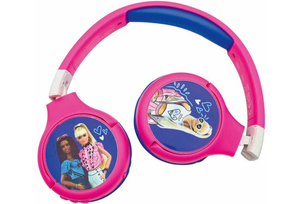 Słuchawki nauszne LEXIBOOK Barbie HPBT010BB - dynamiczne brzmienie