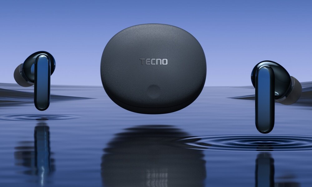 Słuchawki dokanałowe TECNO True 1 design komfort lekkość dźwięk jakość wrażenia słuchowe ergonomia lekkość sport aktywność podróże czas pracy działanie akumulator