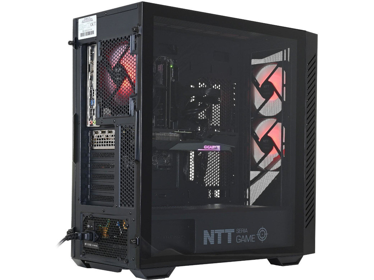 Komputer NTT Game ZKG-I5G1650-T023 i5-12400F 16GB RAM 1TB SSD GeForce GTX1650 Windows 11 Home dysk pamięć RAM pojemność miejsce