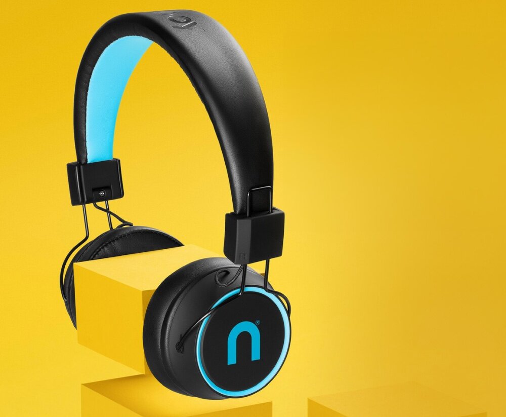 Słuchawki nauszne NICEBOY Hive Joy 3 design komfort lekkość dźwięk jakość wrażenia słuchowe ergonomia lekkość sport aktywność podróże czas pracy działanie akumulator